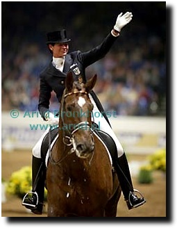 Ulla and Rusty at the 2002 World Cup Finals