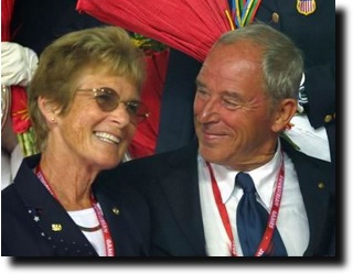 Jessica Ransehausen (USA Coach) and Uwe Mechlem