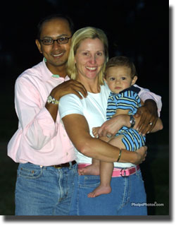 Tim, Susan and Tim Dutta Jr.