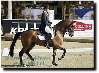 Arjen Teeuwissen and Goliath at the 2003 European CHampionships