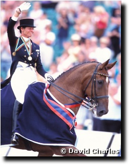 Ulla Salzgeber and Rusty won the 2003 European Championships