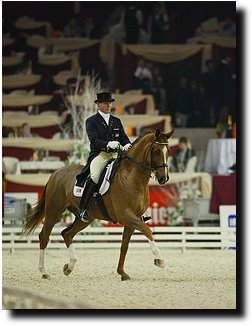 Sven Rothenberger and Barclay II at the 2003 Mechelen Christmas Horse Show