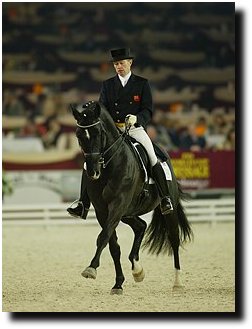 Wayne Channon and Lorenzo CH at the CDI-W Mechelen in 2003