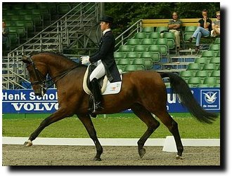 Dominique Filion and Mocca at the 2003 Dutch Dressage Championships