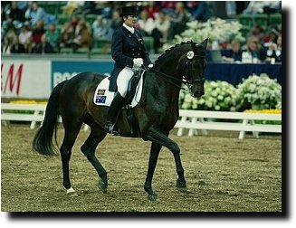 Ricky Macmillan and Crisp at the 2003 World Cup Finals in Goteborg, Sweden