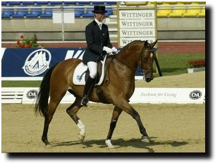 Mia von Essen at the 2003 World Young Horse Championships