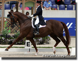 Debbie McDonald and her Hanoverian mare Brentina