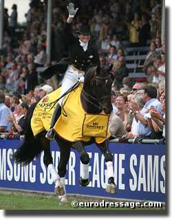 Leslie Morse and Kingston at Aachen