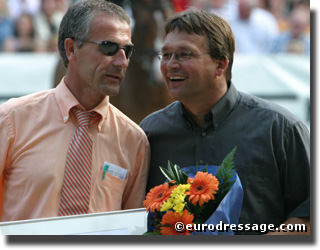 Lord Loxley's breeder Josef Faymonville and the owner Josef Wilbers