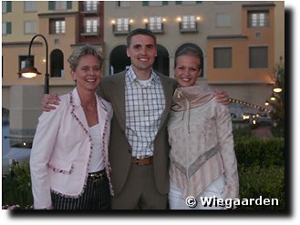 Lone Jorgensen, Andreas Helgstrand and Andreas Wife.