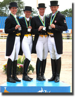 Canadians on the podium at the 2007 Pan American Games