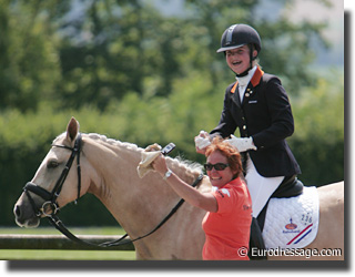 Antoinette te Riele and her silver girl, Golden Girl