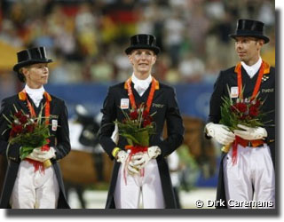 Dutch team: Anky, Imke, Hans Peter