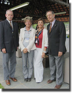 Oscar Molina do Chile. Janine Rohr da Argentina, Maribel Alonso do México e Cel Salim do Brasil; foto: Sílvia Milani