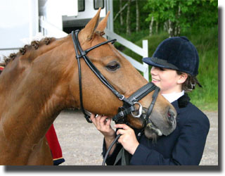 Rohart with her pony Bobby