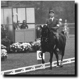 Henri Chammartin (SUI), the first FEI European Dressage champion 