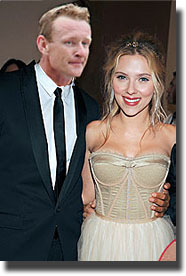 Brett and Scarlet Johansson